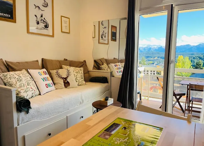 Cosy Au Pied Des Pistes Avec Vue Panoramique ! * Les Angles (Pyrenees-Orientales)
