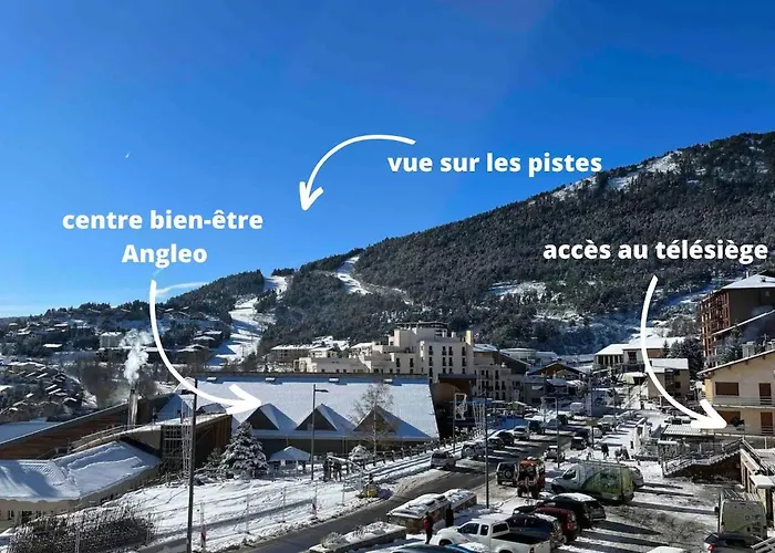 Cosy Au Pied Des Pistes Avec Vue Panoramique ! Les Angles (Pyrenees-Orientales)